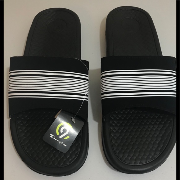 champion men's slide sandals